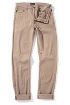 Axel's Premium Denim Winslow Cashmere Trouser In Tortora Mens - Pants - 5 Pocket