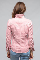 Yarmony Linen Cotton Denim Shirt In Pink Rose - AXEL'S