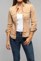 Yarmony Linen-Cotton Snap Shirt In Canella - AXEL'S