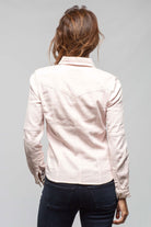 Yarmony Linen-Cotton Snap Shirt In Lotus Pink - AXEL'S