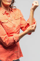 Yarmony Linen-Cotton Snap Shirt In Tropicale - AXEL'S