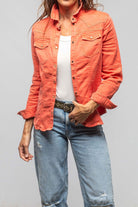 Yarmony Linen-Cotton Snap Shirt In Tropicale - AXEL'S