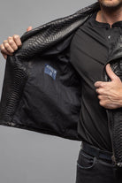 Axel's Renegade by Garrett Black Water Python Jacket Mens - Outerwear - Leather