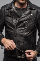 Axel's Renegade by Garrett Black Water Python Jacket Mens - Outerwear - Leather