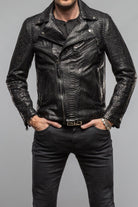 Axel's Renegade by Garrett Black Water Python Jacket Mens - Outerwear - Leather