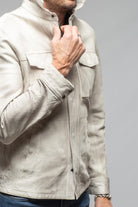 Axel's Renegade by Garrett Bono Shirt Jacket In Plaster Mens - Outerwear - Leather