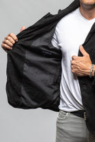Axel's Renegade by Garrett Bowie Suede Blazer in Black Mens - Outerwear - Leather