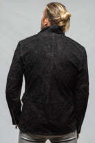 Axel's Renegade by Garrett Bowie Suede Blazer in Black Mens - Outerwear - Leather