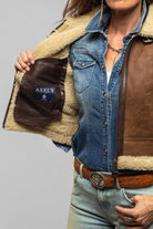 Axel's Renegade by Garrett Jezzy Shearling Aviator Vest Ladies - Outerwear - Shearling