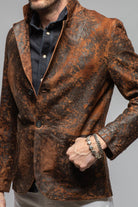 Axel's Renegade by Garrett Lennon Distressed Leather Blazer Mens - Outerwear - Leather