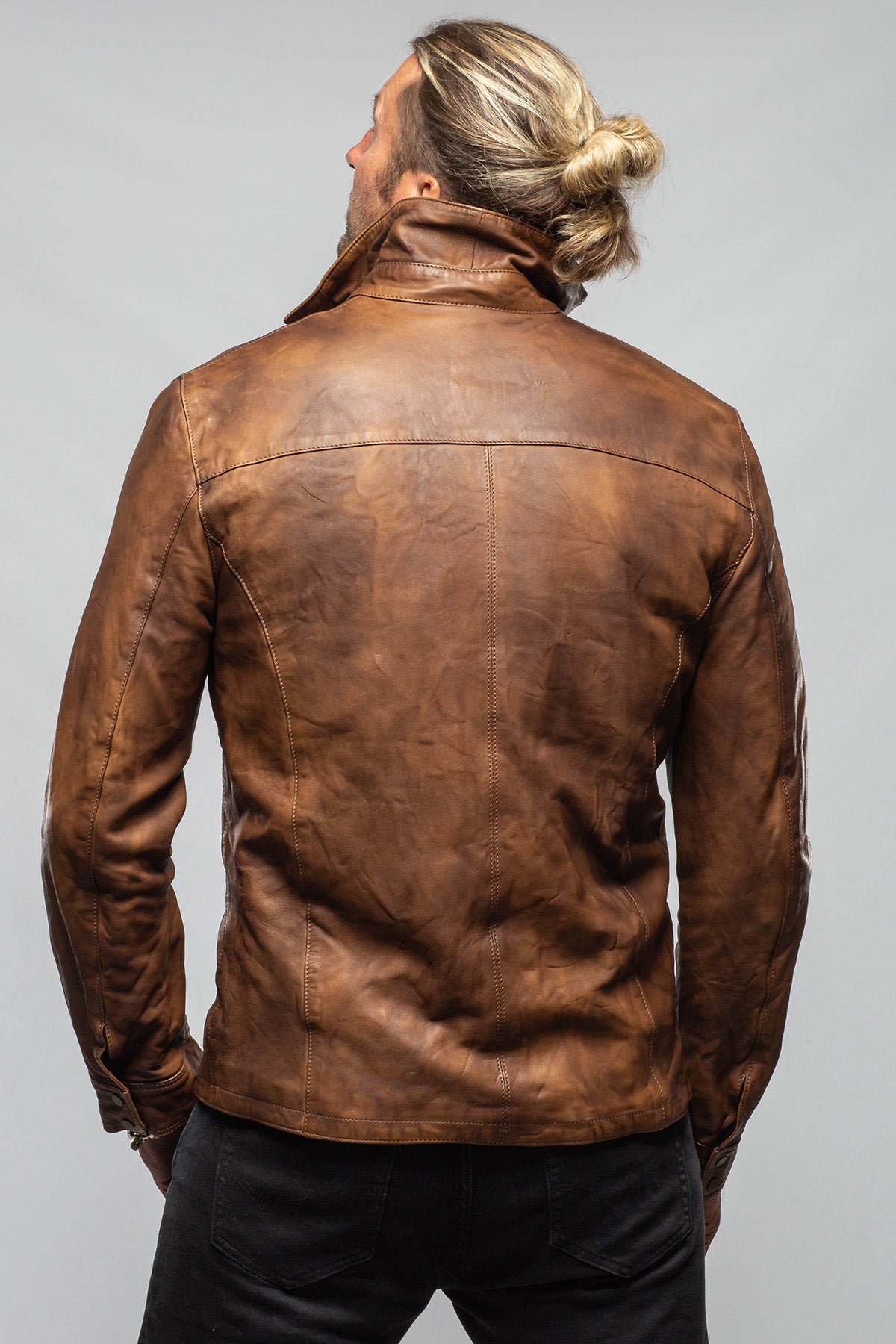 Axel's Renegade by Garrett McGregor Leather Shirt Jacket Mens - Outerwear - Leather