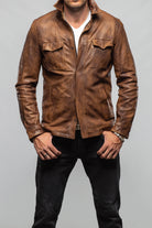 McGregor Leather Shirt Jacket - AXEL'S