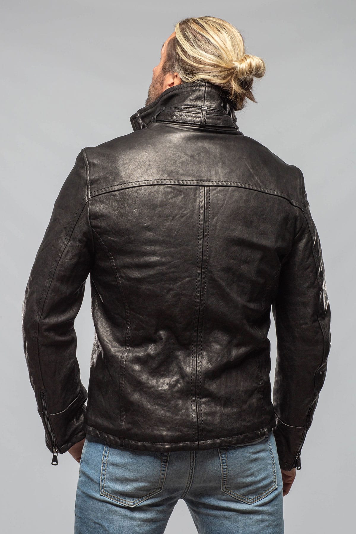 Newson Moto In Black Military - AXEL'S