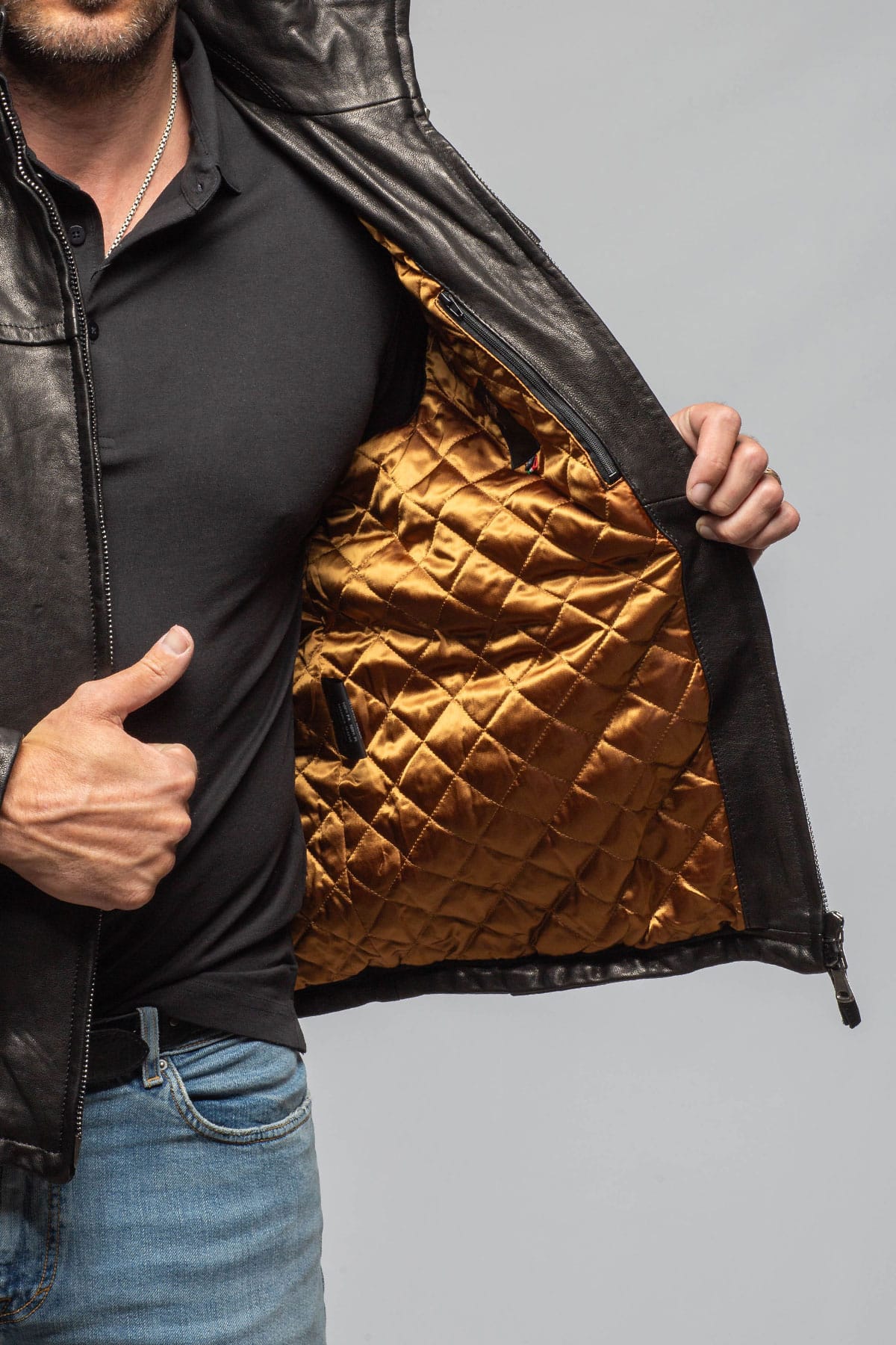 Newson Moto In Black Military - AXEL'S