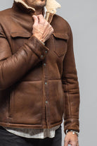 Axel's Renegade by Garrett Rustico Shearling In Brown Mens - Outerwear - Shearling