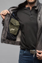 Axel's Renegade by Garrett Santana Moto In Char Mens - Outerwear - Leather