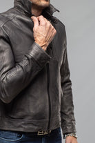 Axel's Renegade by Garrett Santana Moto In Char Mens - Outerwear - Leather