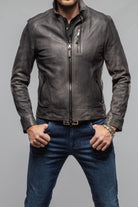 Axel's Renegade by Garrett Santana Moto In Char Mens - Outerwear - Leather