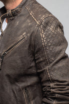 Axel's Renegade by Garrett Shuemacker Moto Jacket In Vintage Moro Mens - Outerwear - Leather