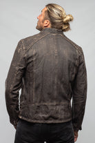 Axel's Renegade by Garrett Shuemacker Moto Jacket In Vintage Moro Mens - Outerwear - Leather
