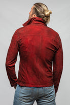 Tame Shirt Jacket In Burgundy - AXEL'S