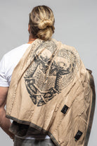 Axel's Renegade by Garrett Tame Suede Shirt In Washed Blue Mens - Outerwear - Leather