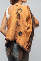 Ol' Time Side Zip Moto In Vintage Cognac - AXEL'S