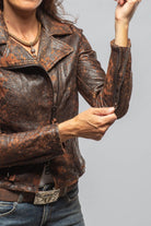 Ol' Time Side Zip Moto In Vintage Cognac - AXEL'S