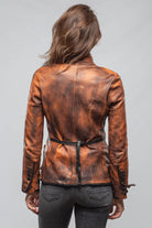 Sarge Washed Lambskin Jacket In Charred Squash - AXEL'S