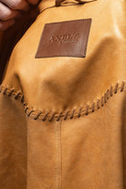 Deleon Buck Stitch Suede Overshirt - AXEL'S