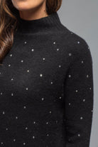 Apres Ski Cashmere Sparkle Sweater In Nero - AXEL'S