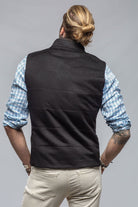 Alba Cashmere Vest in Black - AXEL'S