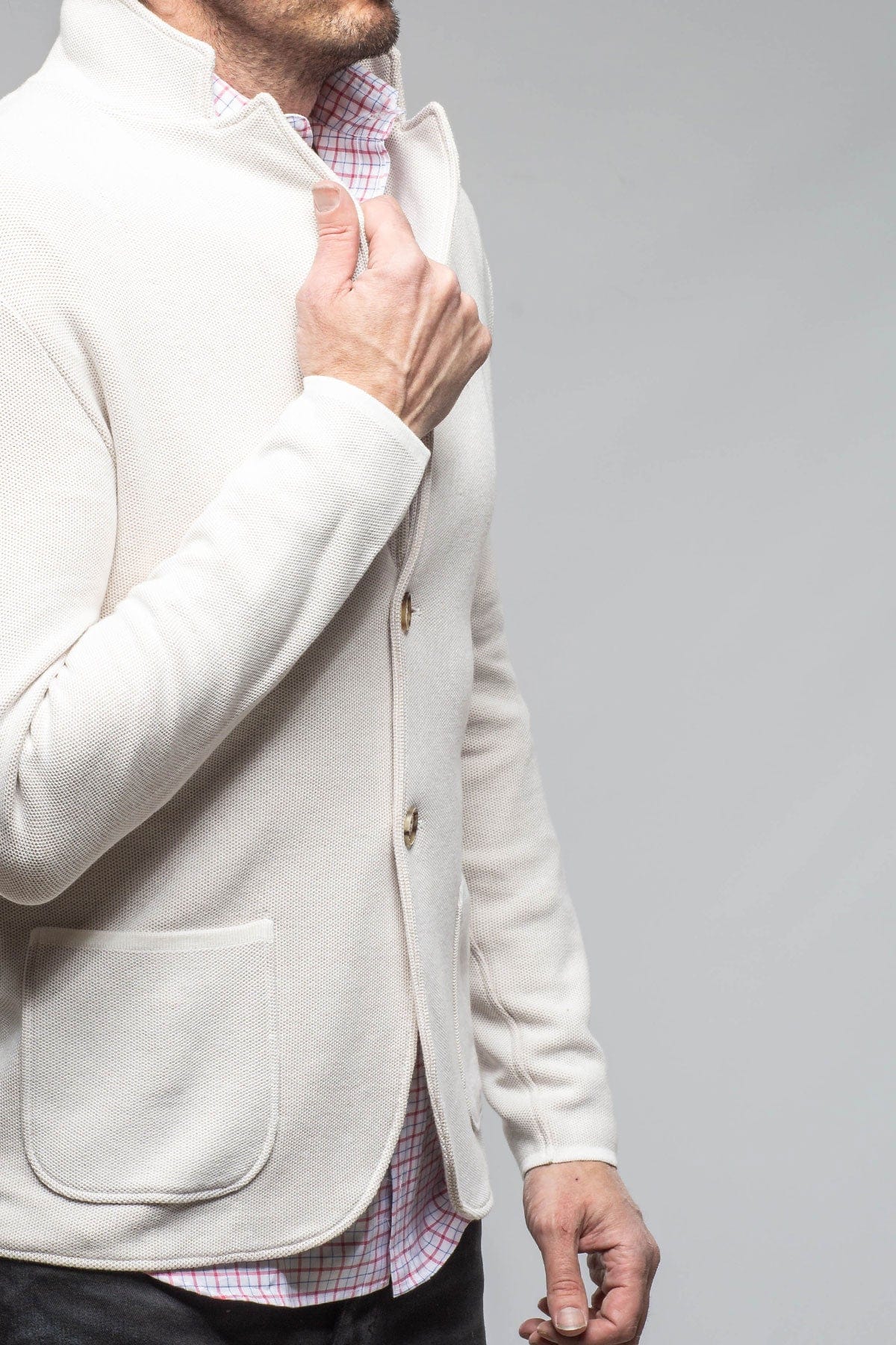 Axels-BDSR Arette Swacket In Light Beige Mens - Sweaters
