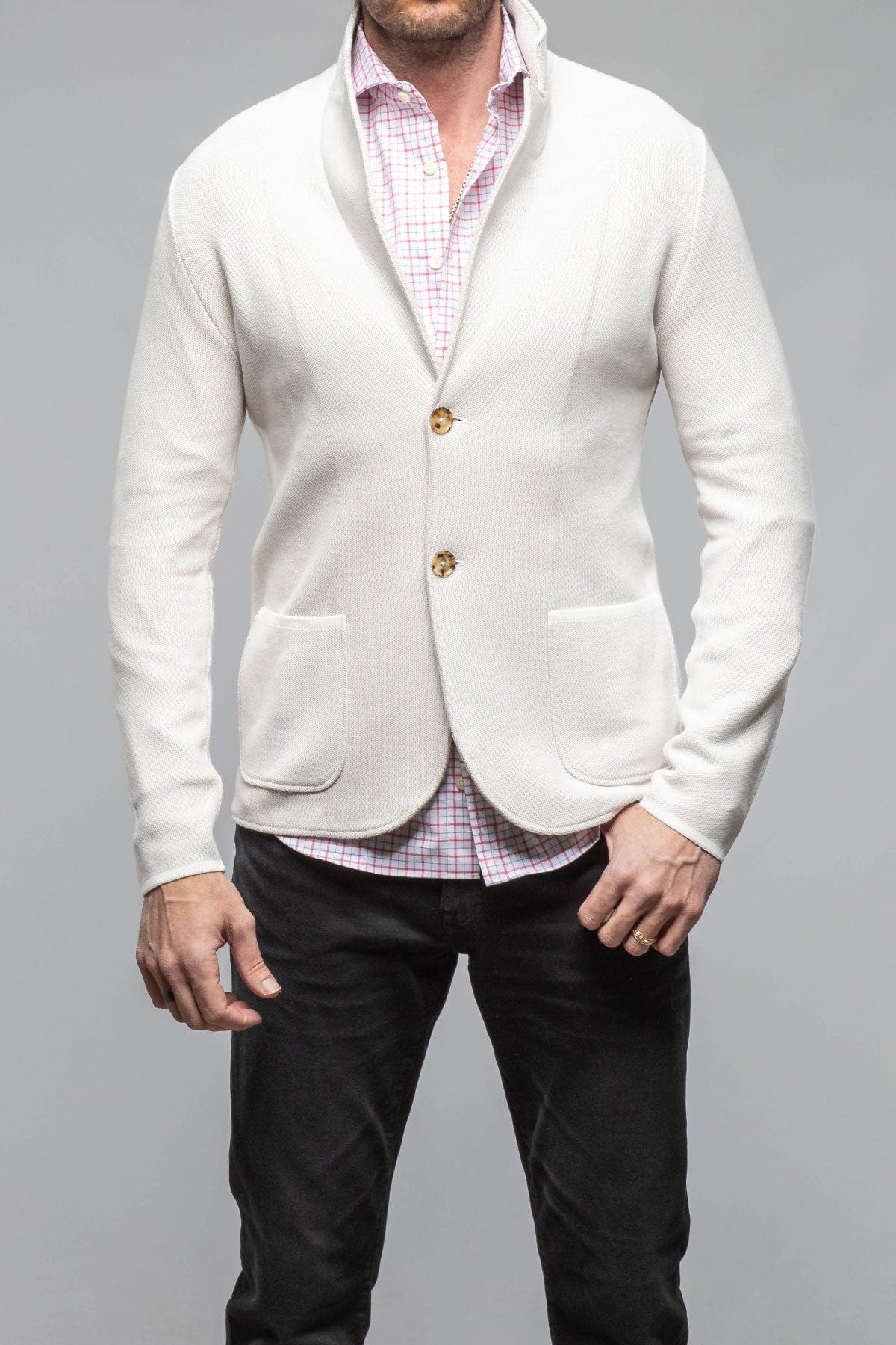 Axels-BDSR Arette Swacket In Light Beige Mens - Sweaters