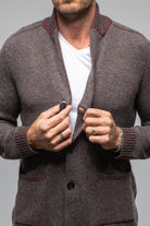 Axels-BDSR Black Crow Knit Cardigan Mens - Sweaters