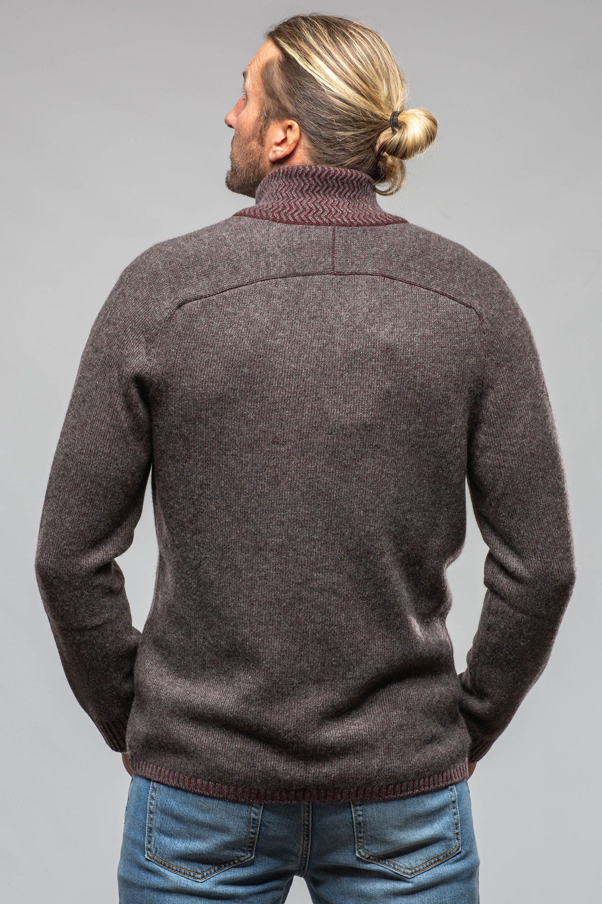 Axels-BDSR Black Crow Knit Cardigan Mens - Sweaters