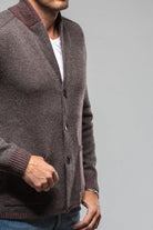 Axels-BDSR Black Crow Knit Cardigan Mens - Sweaters