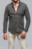 Sooter Cashmere Shirt In Charcoal - AXEL'S