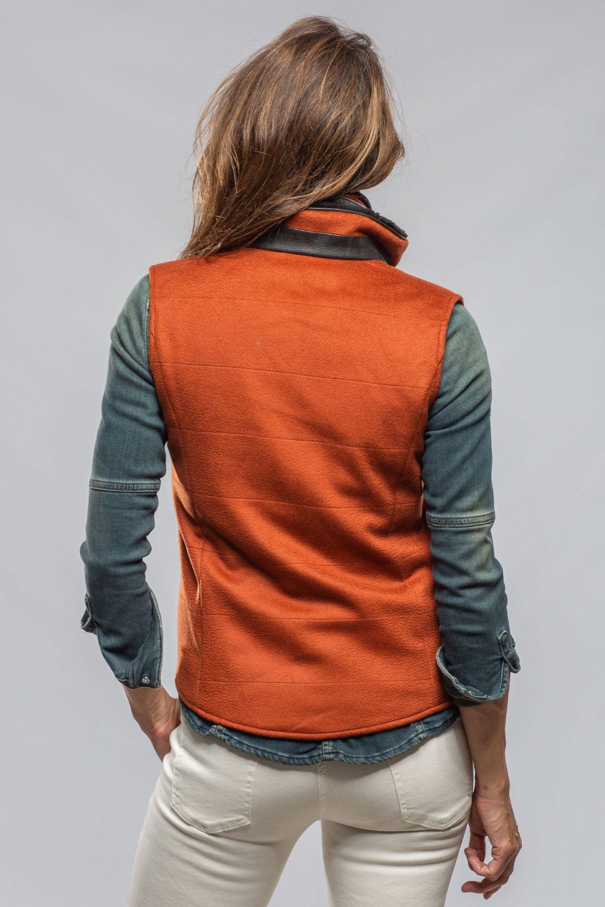 Diana Vest In Rust - AXEL'S