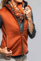 Diana Vest In Rust - AXEL'S