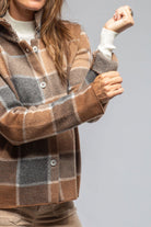 Fulvia Cashmere Plaid Shirt In Brown - AXEL'S