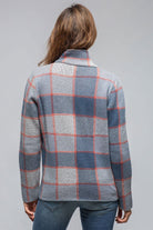 Fulvia Cashmere Plaid Shirt In Denim - AXEL'S