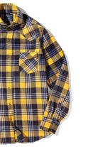 Altai Brushed Cotton Check In Yellow - AXEL'S