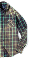 Arakan Cotton Western Check In Navy/Green - AXEL'S