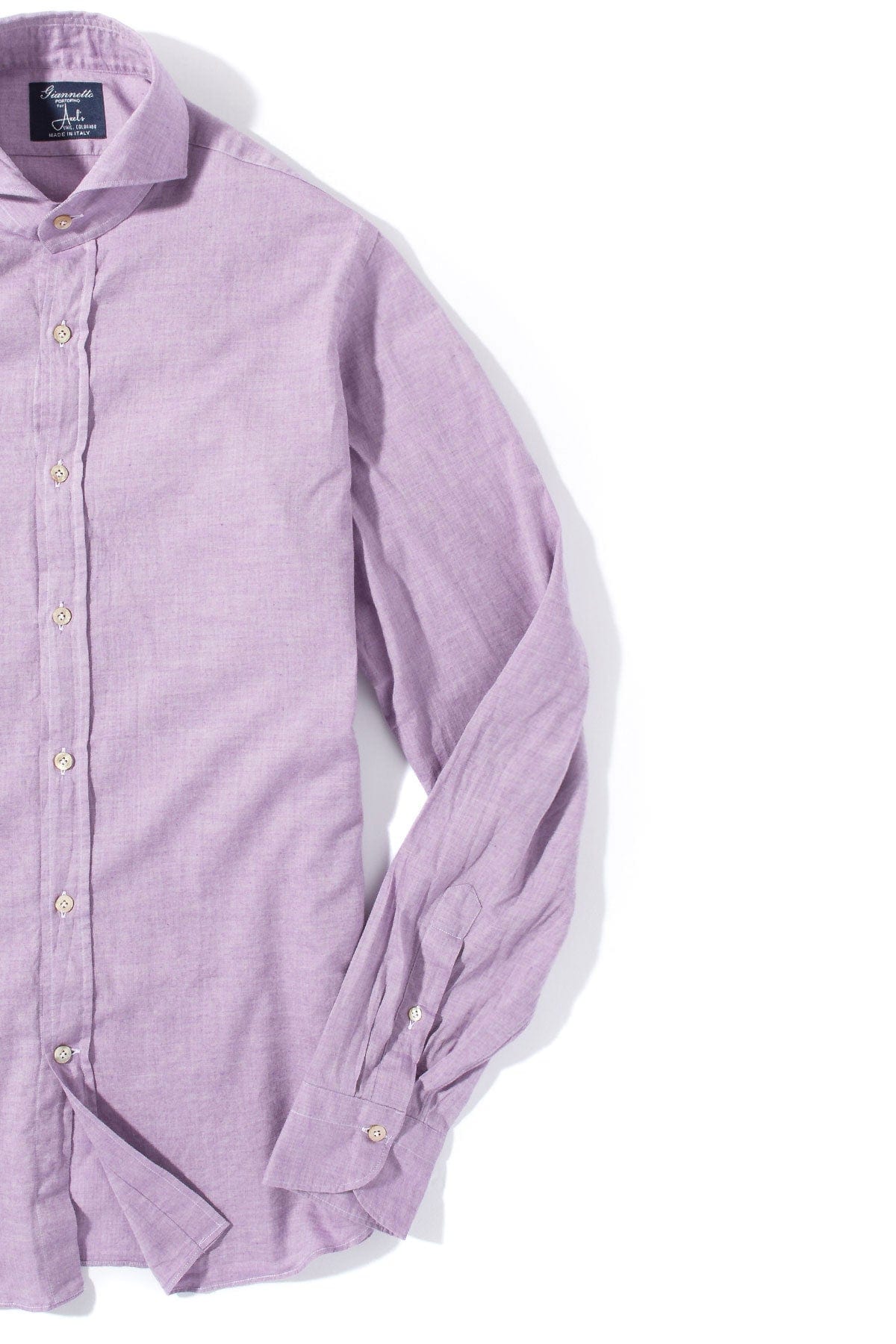Diablo Cotton Shirt in Purple - AXEL'S