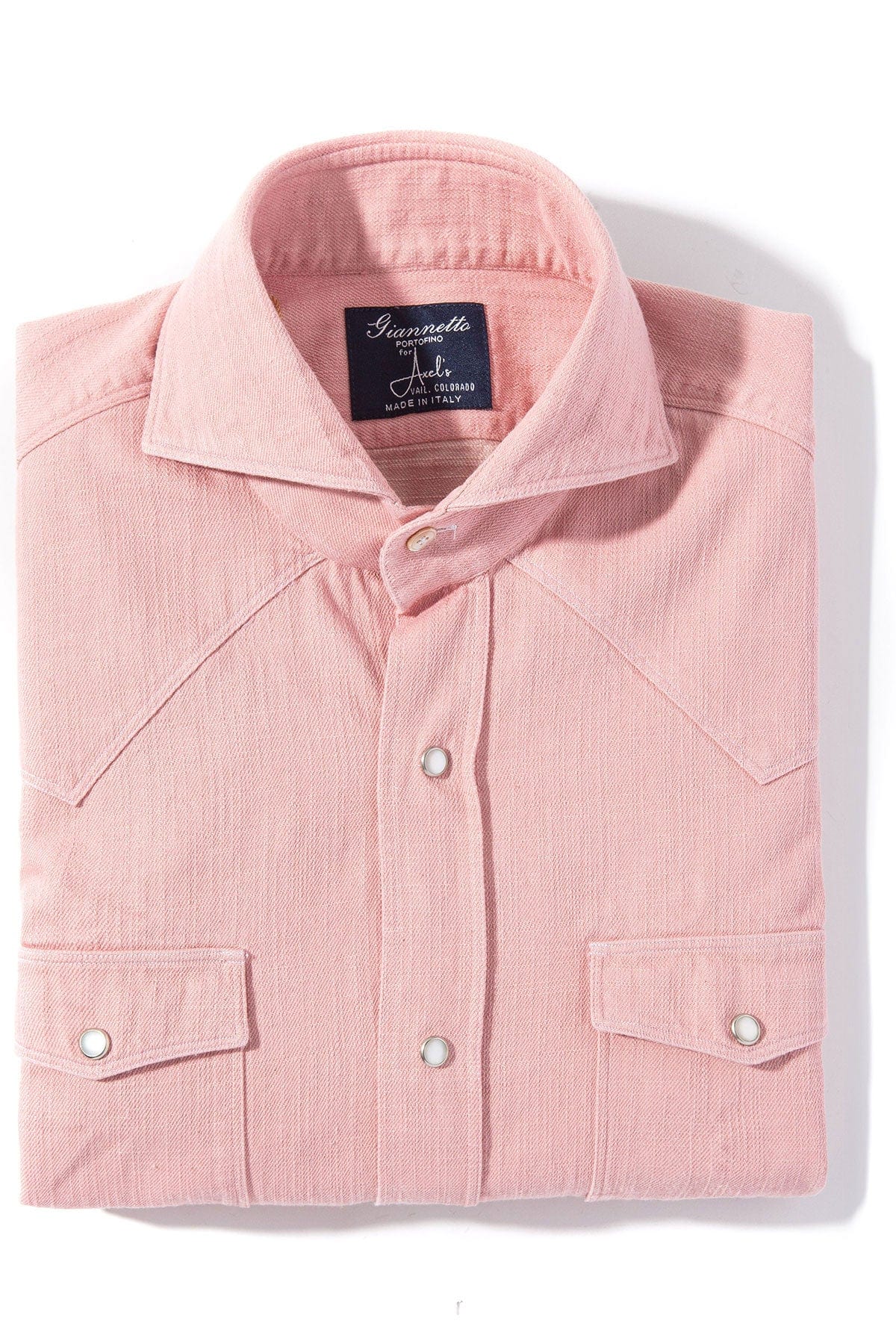 Lourmarin Denim Shirt in Pink - AXEL'S
