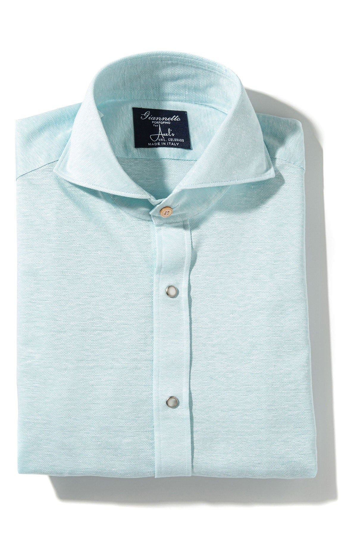 Schwinn Cotton Linen Shirt in Lt. Blue - AXEL'S