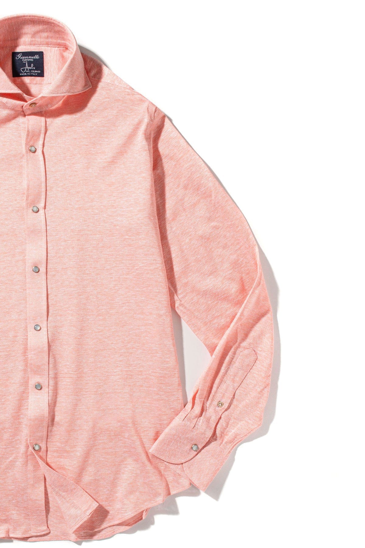 Schwinn Cotton Linen Shirt in Pink - AXEL'S