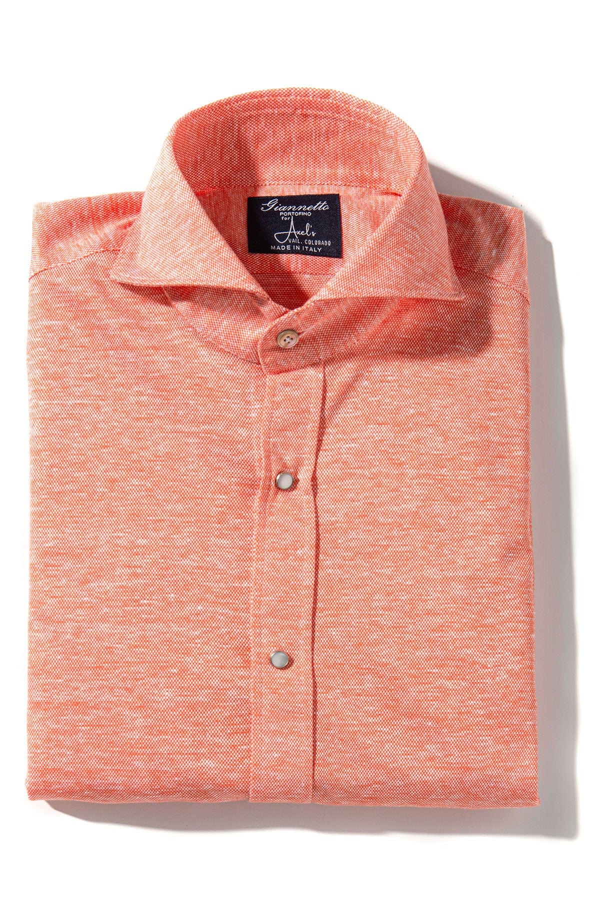 Schwinn Cotton Linen Shirt in Red - AXEL'S