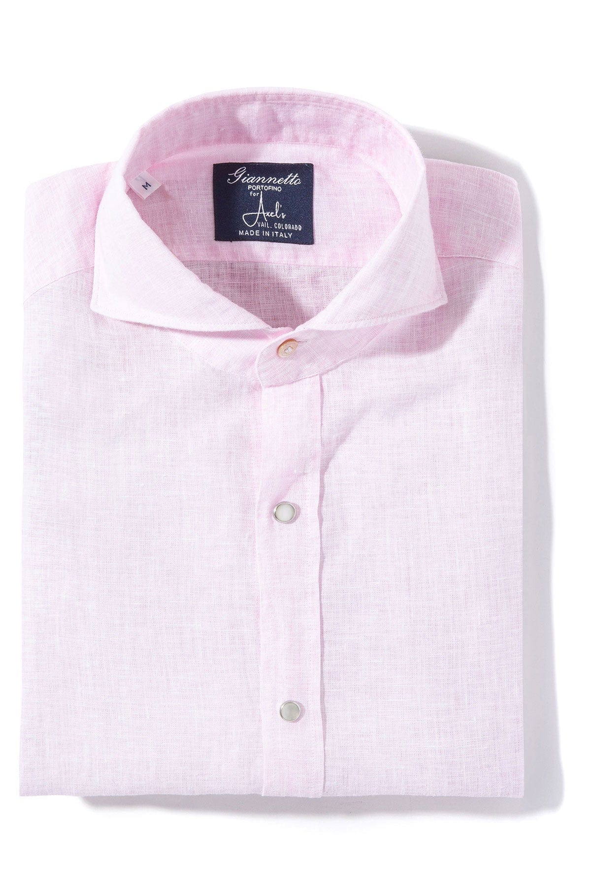 Sorgue Linen Shirt In Pink - AXEL'S
